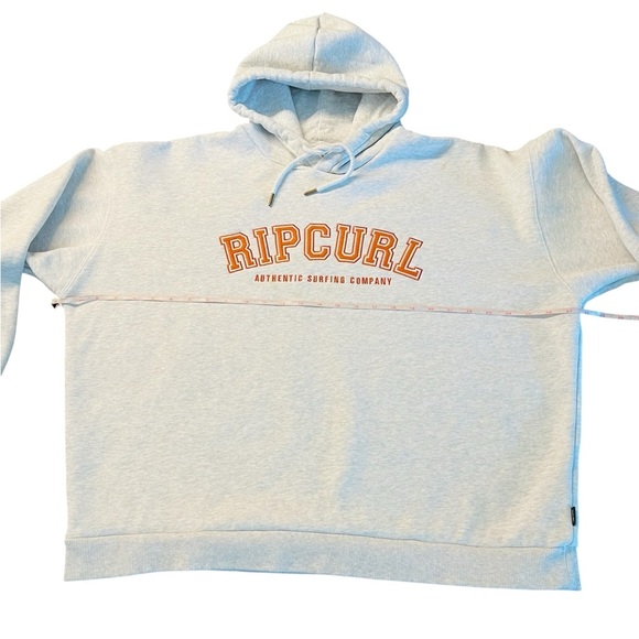 Rip Curl Men’s Gray Pullover Sweatshirt Casual Surf Style Size XL - Picture 8 of 11